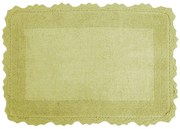 Πατάκι Μπάνιου Des. Lace Green Apple Anna Riska 50 X 80 50x80cm 100% Βαμβάκι