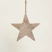 Beauty Home ΜΕΤΑΛΛΙΚΟ ΑΣΤΕΡΙ ΧΡΥΣΟ ΑΝΤΙΚΕ 31 cm
