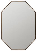 Καθρέπτης τοίχου Ursula Μegapap χρώμα καρυδί 45x2x70εκ.