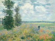 Αναπαραγωγή Poppy Fields near Argenteuil, Claude Monet