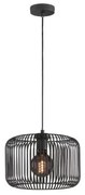 Κρεμαστό Φωτιστικό Οροφής Μαύρο Cage 860868 Fischer Honsel-860868-Μαύρο 860868
