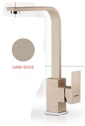Pyramis Celicia Μπαταρία Κουζίνας Αναμεικτική Dark Beige