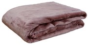 Κουβέρτα Βελουτέ King Size (240x260) Anna Riska Unicolour Velour Σάπιο Μήλο