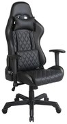 Liberta RANGER ΚΑΡΕΚΛΑ GAMING ΓΡΑΦΕΙΟΥ ΜΑΥΡΟ 52x74xH138cm 52x74xH138cm 25-0707
