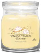 Αρωματικό Κερί Signature Vanilla Cupcake Medium 1630003E 9,3x11,4cm Yellow Yankee Candle