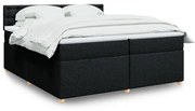 ΚΡΕΒΑΤΙ BOXSPRING ΜΕ ΣΤΡΩΜΑ ΜΑΥΡΟ 200X200 ΕΚ. ΥΦΑΣΜΑΤΙΝΟ 3289103