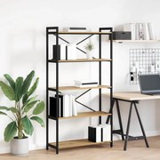 vidaXL Ράφι Βιβλίων Artisan Oak 80 x 30 x 155 εκ Επεξεργασμένο ξύλο