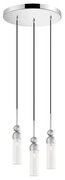 Φωτιστικό Οροφής Κρεμαστό 01480.07 3xG9 D.30cm Silver Luma