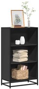 ντουλάπι βιβλίων vidaXL Μαύρο 60x35x107,5 cm Κατασκευασμένο ξύλο