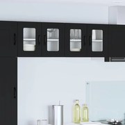 vidaXL Ντουλάπα Κουζίνας Μαύρο 60 x 31 x 40 εκ Επεξεργασμένο ξύλο