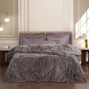 Κουβερτοπάπλωμα Faux Fur-Sherpa Υπέρδιπλο 220x240εκ. Premium 3443 Σπαγγί Greenwich Polo Club