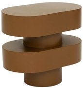 Βοηθητικό τραπέζι Ovaali Καφέ Μεταλλικό L40xW24xH34CM URBAN NATURE CULTURE
