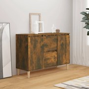 vidaXL Μπουφές Καπνιστή Δρυς 103,5 x 35 x 70 εκ. Επεξεργασμένο Ξύλο