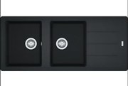Franke Smartline Basis BFG 621 Onyx Γρανιτένιος Νεροχύτης 80 cm