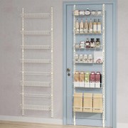 Ραφιέρα Οργάνωσης Πόρτας/Τοίχου 8 Θέσεων (42.9x12.6x210.3) Songmics KCS047W01