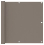 vidaXL Διαχωριστικό Βεράντας Taupe 90 x 500 εκ. Ύφασμα Oxford