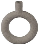 Βάζο Στρογγυλό Ring PT3744WG 3,5x18x22,5cm Grey Present Time Πολυρεσίνη