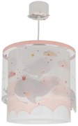 Κρεμαστό Φωτιστικό Οροφής ABS Whale Dreams Pink Ροζ E27 15W 61172S ANGO-61172S-Ροζ 61172S
