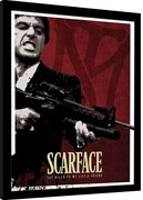 Κορνιζαρισμένη αφίσα Scarface - Blood Red