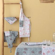 Ποδιά Κουζίνας Tat11 80X60 Grey Palamaiki 80x60cm Cotton-Polyester