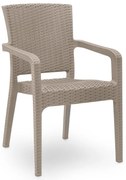 Πολυθρόνα πολυπροπυλενίου Clio Megapap recycled χρώμα cappuccino 57x55x86εκ.-GP046-0001,3