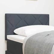 vidaXL Κεφαλάρι Σχεδίαση Διαμαντιών Σκούρο Γκρι 80 εκ Βελούδο