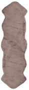 Χαλί Διαδρόμου Γούνινο (60x220) Βιοκαρπέτ Lapin Skin 10 Taupe