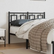 vidaXL Κεφαλάρι Μαύρο 120 εκ. Μεταλλικό