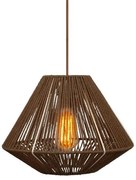 Φωτιστικό Οροφής Μονόφωτο Cordon 4 C240 Fylliana Καφέ 35x30 εκ. 35x35x110 εκ.