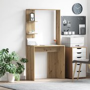 vidaXL Γραφείο γραφής από δρυ artisan Δρυ artisan Επεξεργασμένο ξύλο