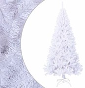 vidaXL Χριστουγεννιάτικο Δέντρο με Πλούσια Κλαδιά Άσπρο 180 εκ. PVC