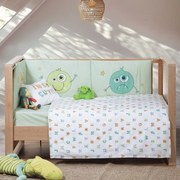 Βρεφικά Σεντόνια Σετ Κούνιας 120x170 Alphabet Monster 5205495605234