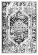 Χαλί σαλονιού Vintage C7675.11 Josiane με Κρόσια Γκρί 160x230 εκ. 160x230x1 εκ.