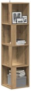 vidaXL Γωνιακό Έπιπλο Τεχνίτης δρυς 33x33x132 εκ. από Επεξεργ. Ξύλο