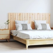 vidaXL Κεφαλάρι Επιτοίχιο 159,5x3x60 εκ. από Μασίφ Ξύλο Πεύκου