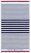 Πετσέτα Θαλάσσης Sailor Navy Tommy Hilfiger Θαλάσσης 100% Βαμβάκι