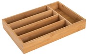 Estia Θήκη Συρταριού Για Μαχαιροπήρουνα Bamboo Essentials 5 Θέσεων 33x23x4.5cm 01-13028