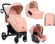 ΠΟΛΥΚΑΡΟΤΣΙ ΜΕ ΚΑΘΙΣΜΑ ΑΥΤΟΚΙΝΗΤΟΥ ΚΑΙ ΠΟΡΤ ΜΠΕΜΠΕ 3 ΣΕ 1 KIKKA BOO MADRID PINK MELANGE 31001010136