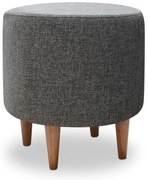 Σκαμπώ Liza Megapap υφασμάτινο χρώμα γκρι 40x40x42εκ.-GP043-0073,2