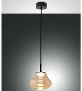 Φωτιστικό Οροφής Deva 3774-40-125 Φ25x19,5cm Dim Led 1510lm 14W Amber Fabas Luce