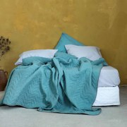 Κουβερλί King Size (240x260) Nima Bed Linen Novo Πετρόλ