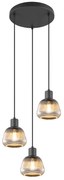 Φωτιστικό Κρεμαστό Trio Lighting TARIFA 362830332 Μαύρο Ματ (Black Mat)