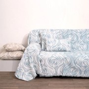 Ριχτάρι Καναπέ Τετραθέσιου 2 Όψεων (180x320) Anna Riska 1566 Lake Blue