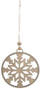 Στολίδι Χριστουγεννιάτικο (Φ9.5) A-S Round Snowflake 184303