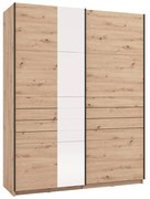 Ντουλάπα Συρόμενη VEYMONT 150 OG με Καθρέπτη Artisan oak 146x61x218εκ. 146x61x218 εκ.