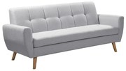 3 seater sofa Decency fabric grey 203x75x86 cm 203x75x86 εκ.