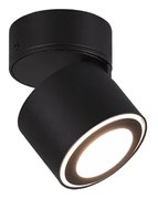 Σποτ Μονόφωτο Μαύρο Ματ 8xH10cm Led 5w 3000K 450lm Trio Lighting Taurus 652910132