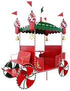 Χριστουγεννιάτικο Στολίδι Home ESPRIT Λευκό Κόκκινο Πράσινο Χρυσό 267 X 131 X 280 CM