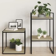 vidaXL Ράφια Βιβλιοθήκης 4 τεμ. Sonoma Δρυς 40x40x1,5 εκ. Μοριοσανίδα