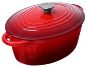 ESTIA ΓΑΣΤΡΑ IRON ΜΑΝΤΕΜΕΝΙΑ 30cm ΜΕ ΕΜΑΓΙΕ ΕΠΙΣΤΡΩΣΗ ΚΟΚΚΙΝΗ